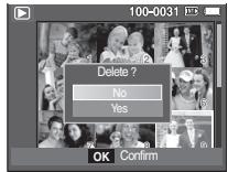 SAMSUNG L110-RED - ■ Deleting images - 2