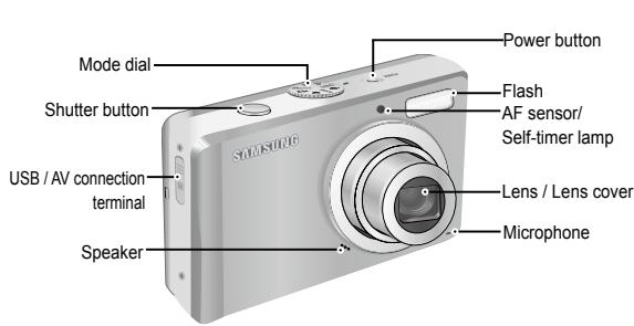 SAMSUNG L201 SILVER - Identification of features / Contents of camera - 1