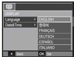 SAMSUNG L310W â€“ PINK - Setting up the language - 1