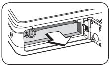 SAMSUNG PL50-SILVER - 插入電池和記憶卡 - 2