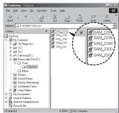 SAMSUNG PL57 - Setting up the application software - 2