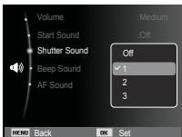 SAMSUNG PL57 - Shutter sound - 1