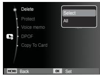 SAMSUNG PL57 - Deleting images - 1