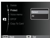 SAMSUNG PL57 - Protecting images - 1