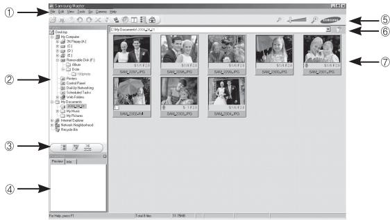 SAMSUNG PL57 - ■ Downloading images - 6