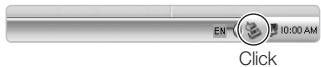 SAMSUNG PL70 SILVER - Disconnecting safely (for Windows XP) - 1