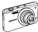 2 將記憶卡的金色觸點面朝上。 3 將電池上有 Samsung 標誌的面朝上。