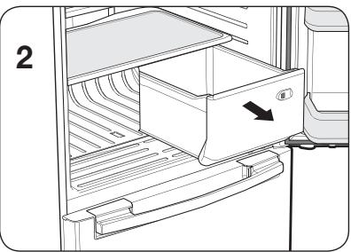 SAMSUNG RB194ABBP - Vegetable &amp; Fruit Drawers - 2