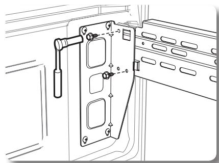 SAMSUNG RB194ABBP - Removal of the freezer door (DRAWER TYPE - RB216, RB196) - 6