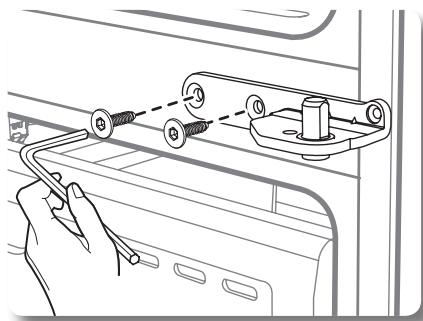 SAMSUNG RB194ACRS - Removal of the freezer door (DRAWER TYPE - RB216,RB196) - 3