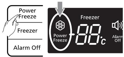 SAMSUNG RB194ACRS - If you want to speed up the cooling in the Freeze (Power Freeze) - 1