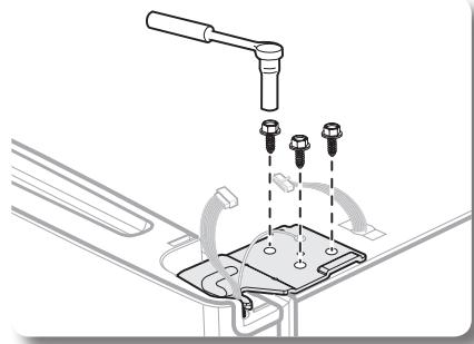 SAMSUNG RB194ACRS - Removal of the fridge door - 4