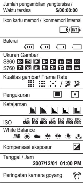 SAMSUNG S760-SILVER - Usia baterai &amp; Jumlah pengambilan gambar (Waktu perekaman) - 2