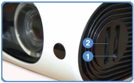 SAMSUNG SP-L221 - To adjust the picture when you install the projector in the front of the screen - 2