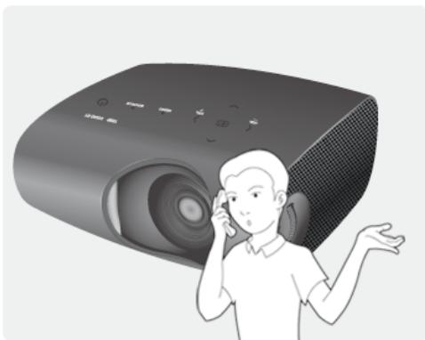 SAMSUNG SP-P410 - Cleaning Inside the Projector - 2