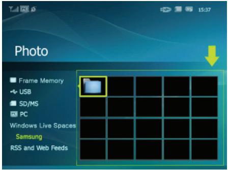 SAMSUNG SPF-85V - Checking your Space Photos on your Digital Photo Frame - 3