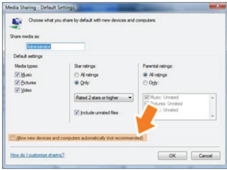 SAMSUNG SPF-85V - Sharing Settings for Accepting Connections from Your Photo Frame - 7