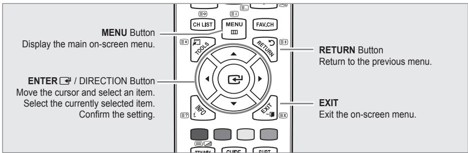 SAMSUNG SYNCMASTER 2333HD - Viewing the Menu - 1