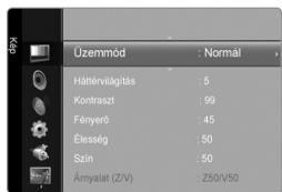 SAMSUNG SYNCMASTER 2333HD - A Képernyómenu muködése - 2