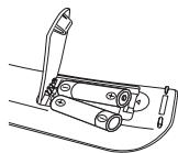 SAMSUNG SYNCMASTER 2333HD - Vlození bateri di dálkového ovladače - 3