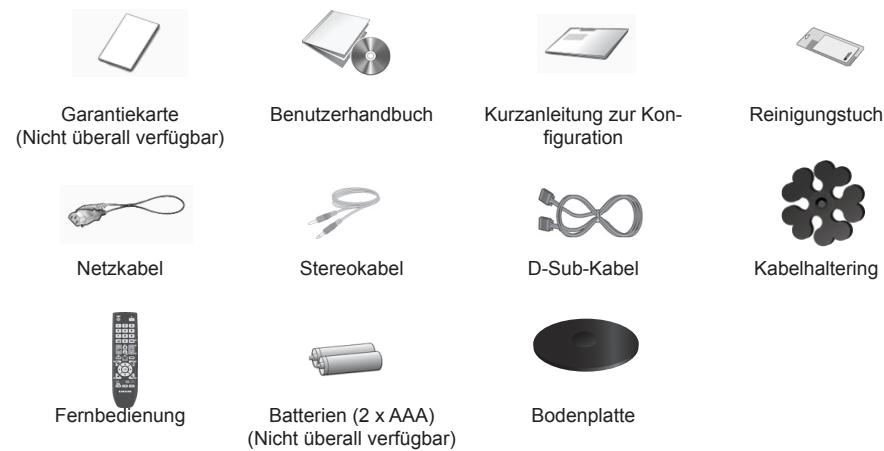 SAMSUNG SYNCMASTER 2333HD - Mitgeliefertes Zubehor - 1