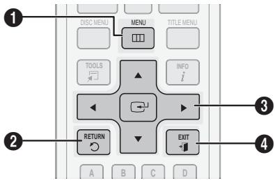 DISC MENU MENU TITLE MENU TOOLS INFO i RETURN EXIT A B C D