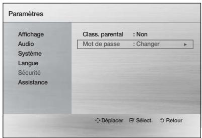SAMSUNG HT-D455 - Modification du mot de passe - 1