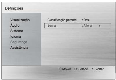 SAMSUNG HT-D455 - Alterar palavra-passe - 1