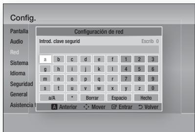 SAMSUNG HT-D7200B - Configuración de la connexion de red inalámbrica - Autom. - 2