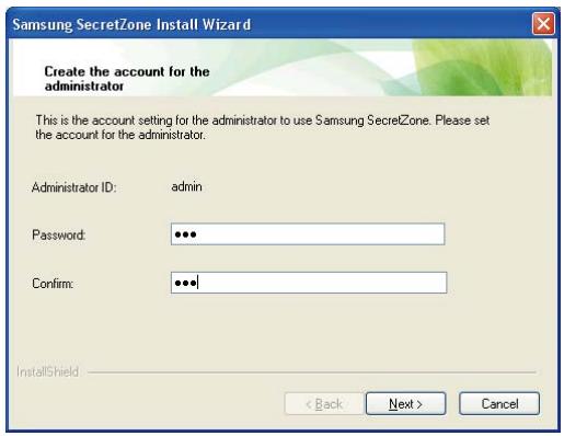 SAMSUNG HX-MT050DA - Samsung SecretZone™ Installation - 5