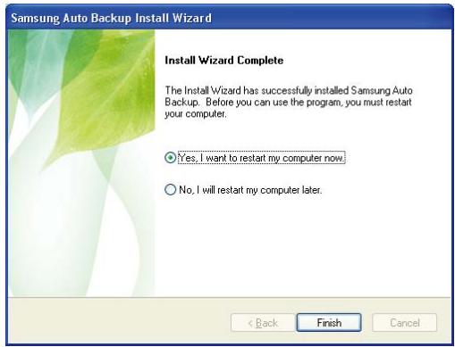 SAMSUNG HX-MT050DA - Samsung Auto Backup Installation - 9