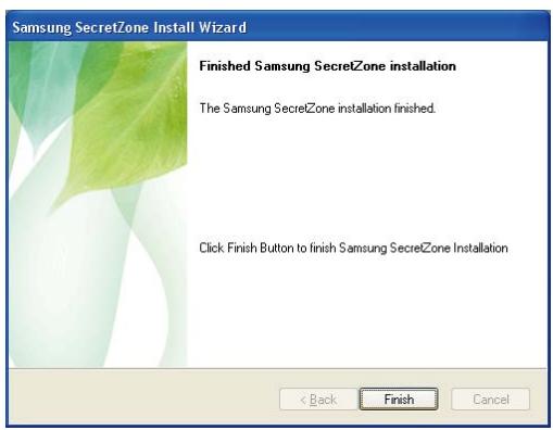SAMSUNG HX-MT050DA - Samsung SecretZone™ Installation - 6