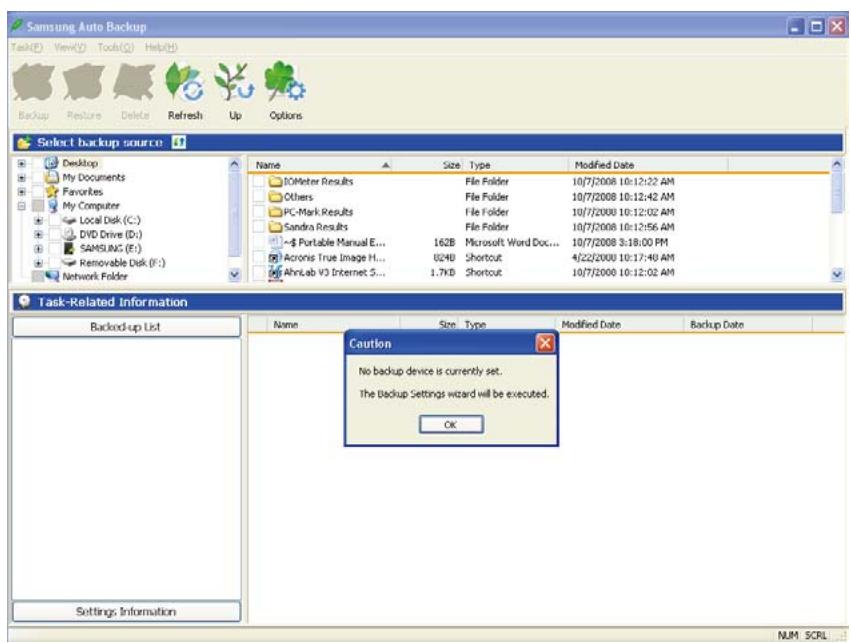 SAMSUNG HX-MT050DA - Data Backup using Samsung Auto Backup - 1