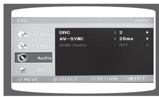 SAMSUNG MM-D430D - Setting the DRC (Dynamic Range Compression) - 3