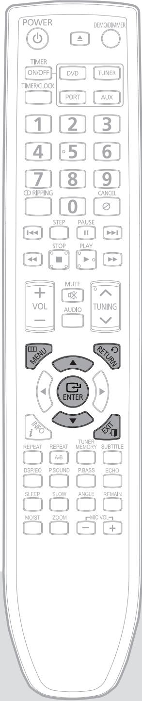 SAMSUNG MM-D430D - Setting TV Screen type - 1
