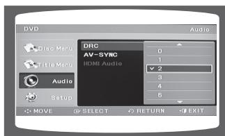 SAMSUNG MM-D430D - Setting the DRC (Dynamic Range Compression) - 4