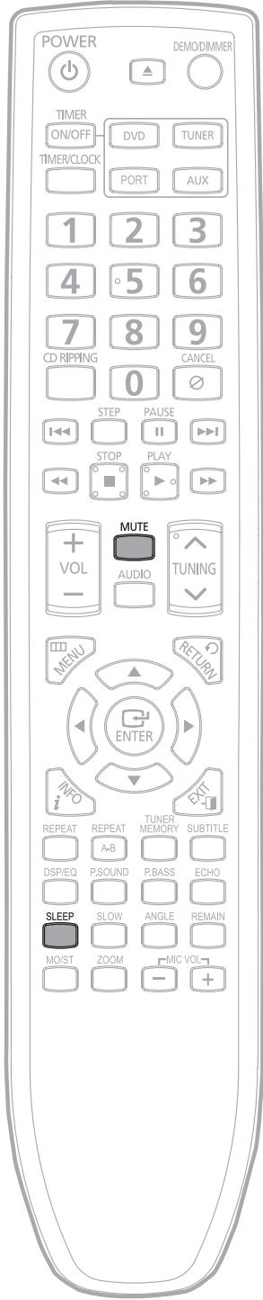 SAMSUNG MM-D430D - Sleep Timer Function / Mute Function - 1