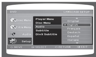 SAMSUNG MM-D430D - Setting the Language - 6