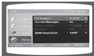 SAMSUNG MM-D430D - Setting TV Screen type - 3