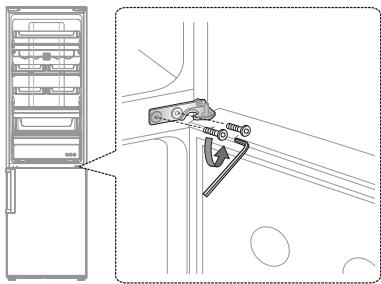 SAMSUNG RL-56 - REVERSING THE DOOR - 8