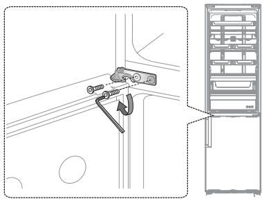 SAMSUNG RL-56 - REVERSING THE DOOR - 12