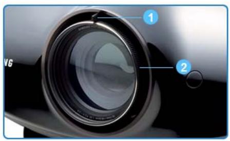 SAMSUNG SP-A8000 - To adjust the picture when you install the projector in the front of the screen - 2