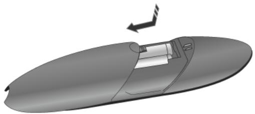 SAMSUNG SP-A8000 - Installing Batteries in the Remote Control - 1