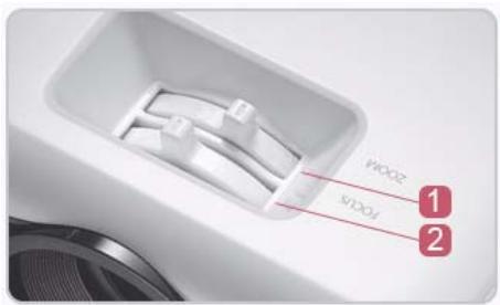 SAMSUNG SP-M251 - To adjust the picture when you install the projector in the front of the screen - 2