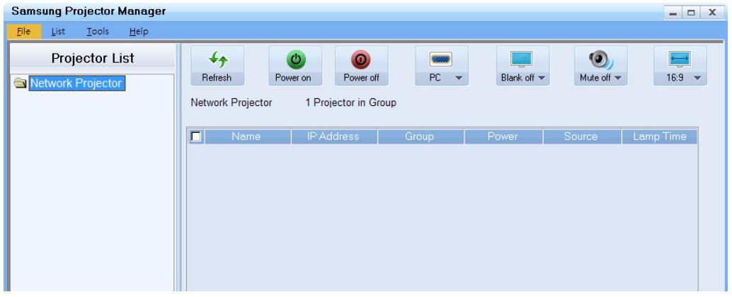 SAMSUNG SP-M256 - 3-6-2. Projector Management using PC Software - 2
