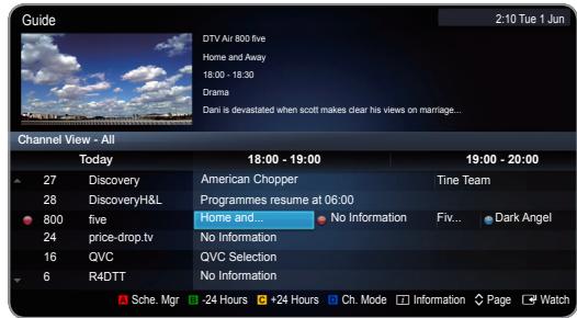 SAMSUNG T20A350 - Using Channel View - 1