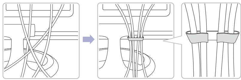 SAMSUNG T20A350 - Assembling the Cables - 1