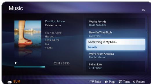 SAMSUNG T20A350 - Playing Music - 1