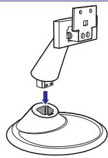 SAMSUNG T20A350 - Installing the Stand - 2