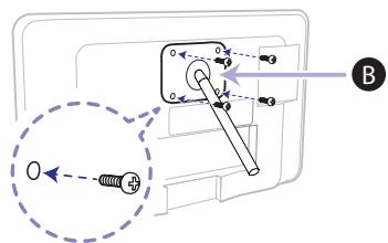 SAMSUNG T20A350 - Attaching a Wall Mount/Desktop Stand - 3